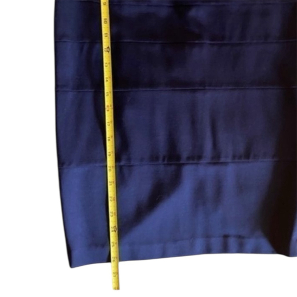Women's Navy Pencil Skirt Size 6 Comfort Waist - Picture 10 of 13